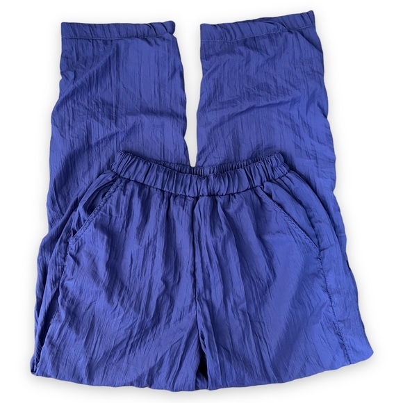 Vintage 80s Purple High Waist Joggers Pants - Picture 1 of 6